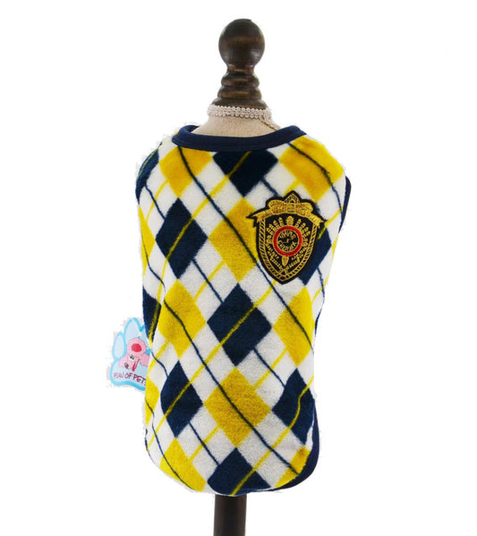 Autumn Winter Flannel Cat Vest