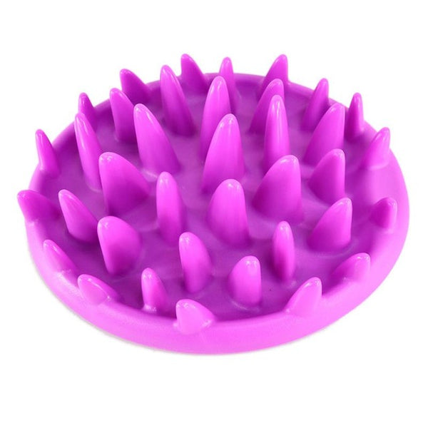 Catch Interactive Hard Silicone Cat Slow Food Feeder Bowl