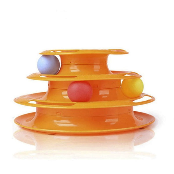 Funny Cat Pet Toy Disc With Balls