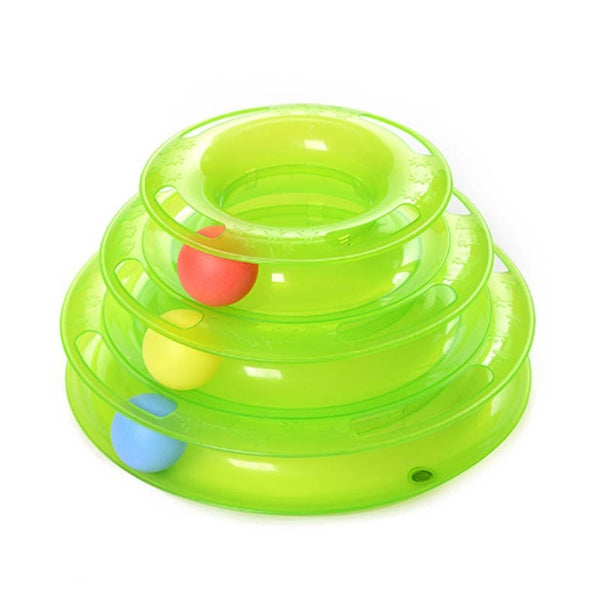 Funny Cat Pet Toy Disc With Balls