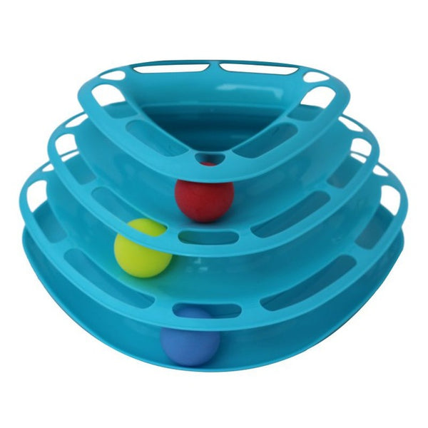 Funny Cat Pet Toy Disc With Balls