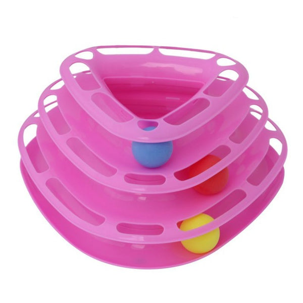Funny Cat Pet Toy Disc With Balls