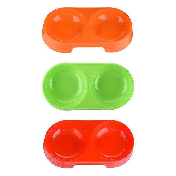 Double Bowls Design Cat Bowl
