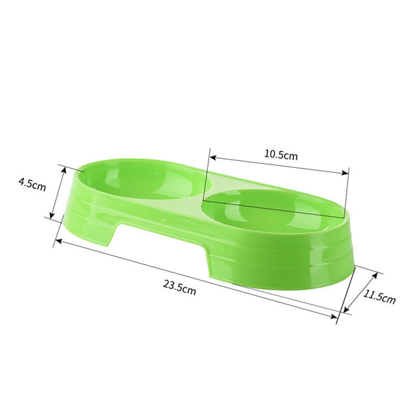 Double Bowls Design Cat Bowl