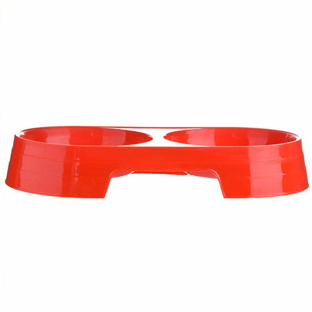Double Bowls Design Cat Bowl