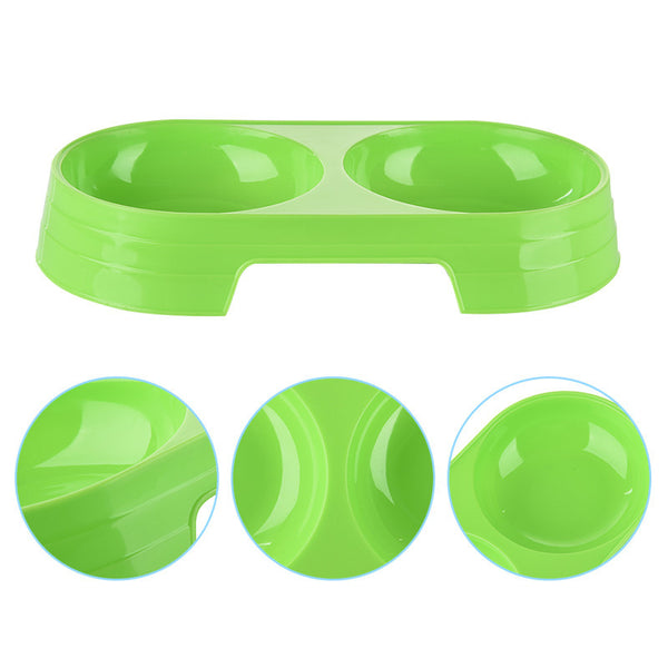 Double Bowls Design Cat Bowl